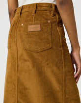 Damska Spódnica Sztruksowa Wrangler Corduroy Maxi Cognac 112356436